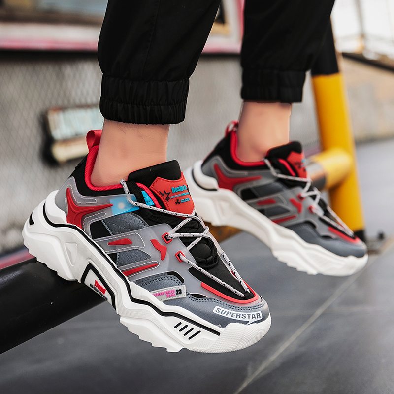 2020年最新爆款高端橡塑底老爹鞋